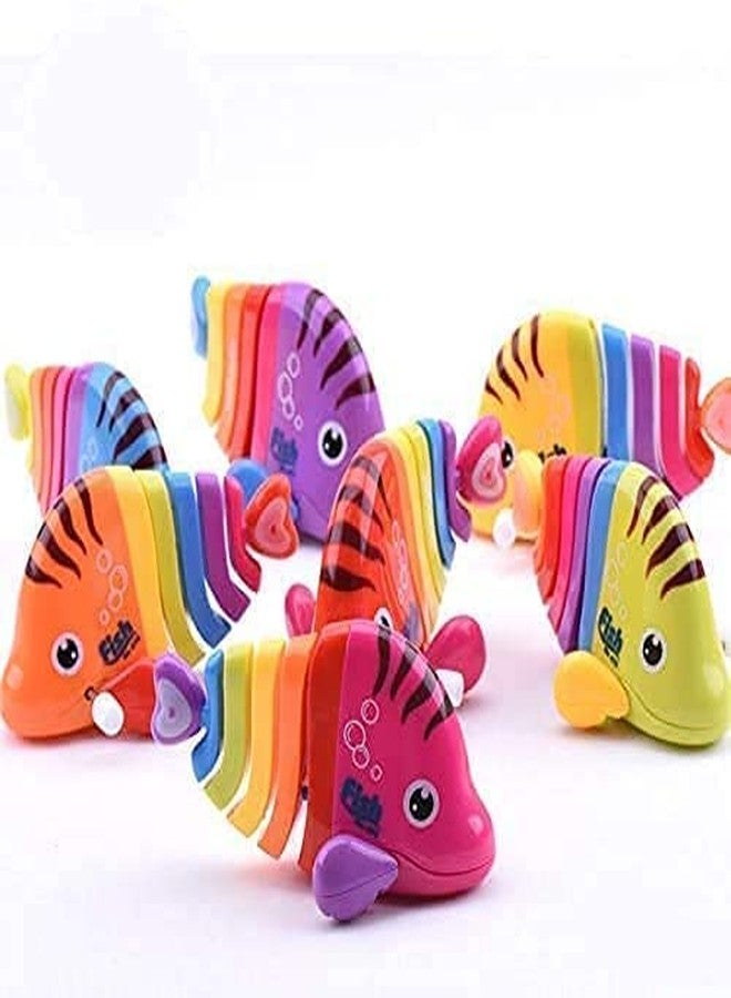 Quasar Fish Mobilization Wind Up Cute and Colorful Bath Toy Key Operated Vehicle Play Birthday Gifts Little Kids Bath Play Your Children - Multicolor (Pack of 2) - Image 5